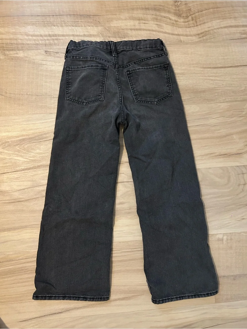 Old Navy Black High-Rise Wide Leg Jeans
